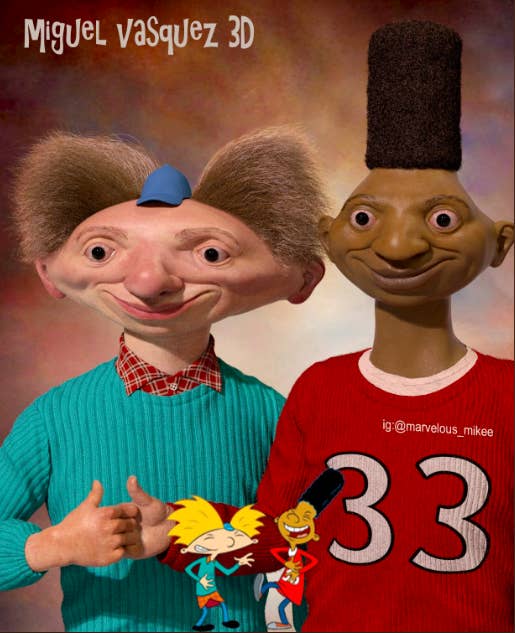 The Hey Arnold Characters As Real Life Humans Is The Most