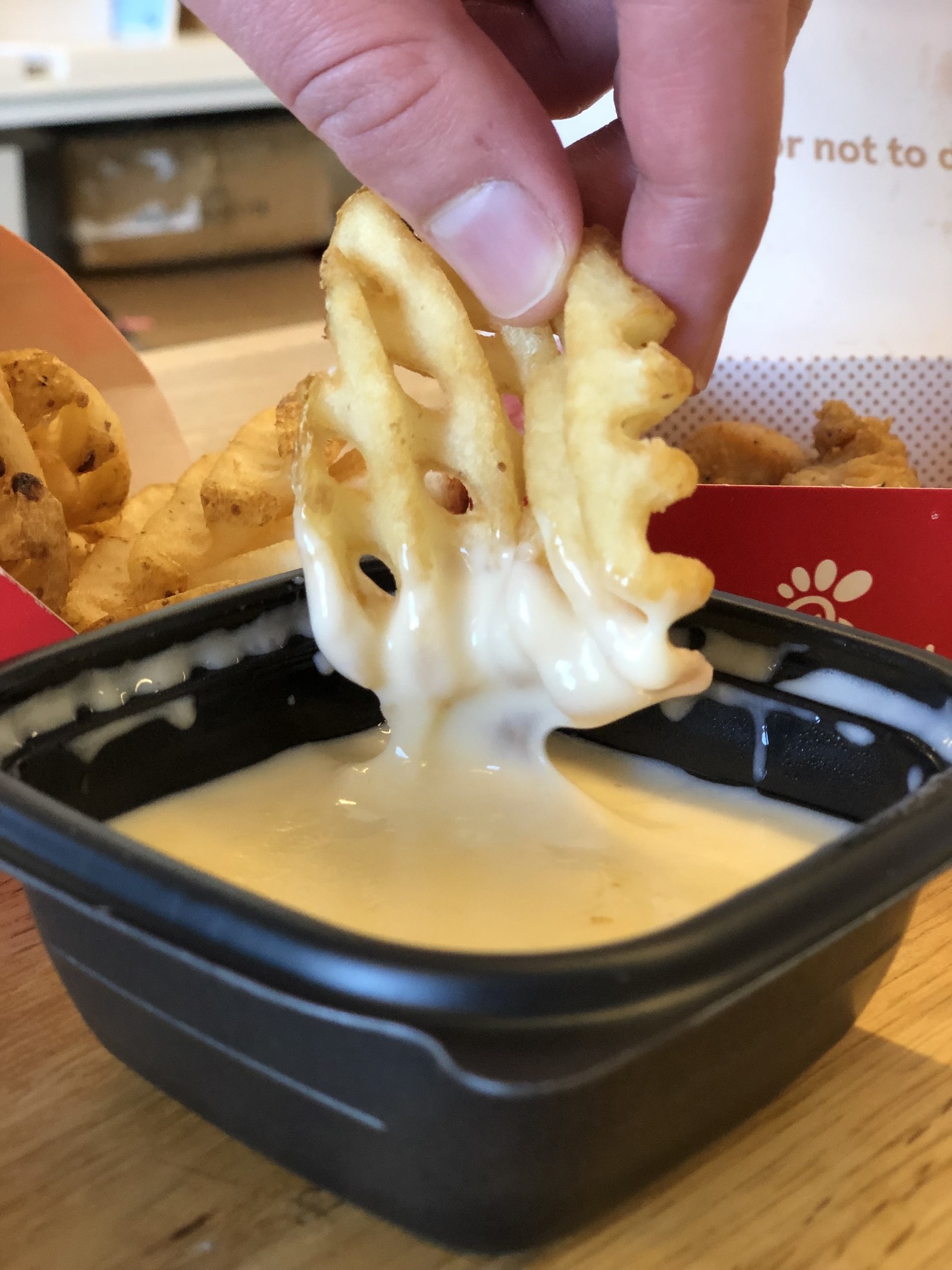 ChickFilA's Cheese Dipping Sauce Here's Our Review