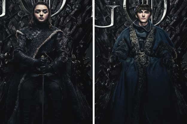 See 20 'Games of Thrones' characters on the Iron Throne in Season 8 posters