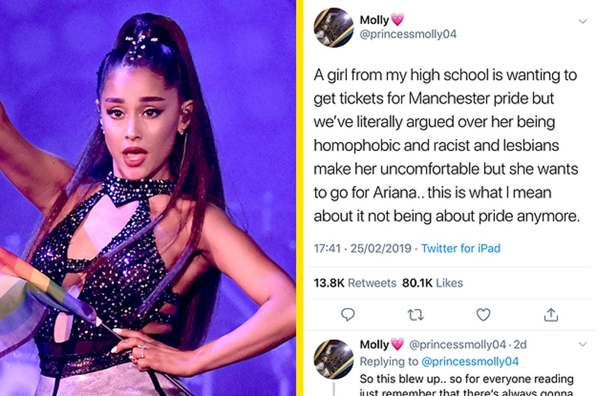 Ariana Grande Hot Naked Lesbian Sex - Ariana Grande Responds To Backlash After Being Announced As Headliner At  Manchester Pride