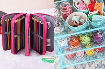 Art Supply Storage Idea + Giveaway #Sponsored by Caboodles • The Naptime  Reviewer