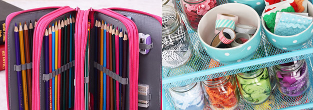 Genius Ways to Organize Craft Supplies - The Crazy Craft Lady