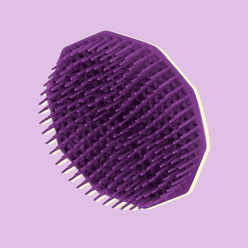 many pronged plastic hexagonal comb with single loop for a finger
