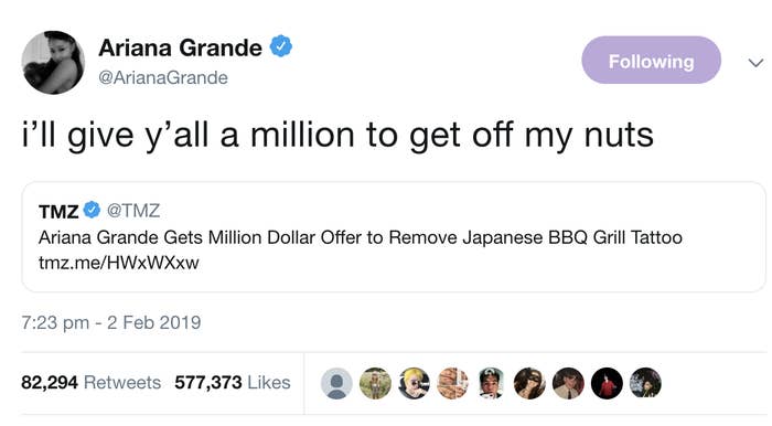 Ariana Grande Has Responded To Accusations That She