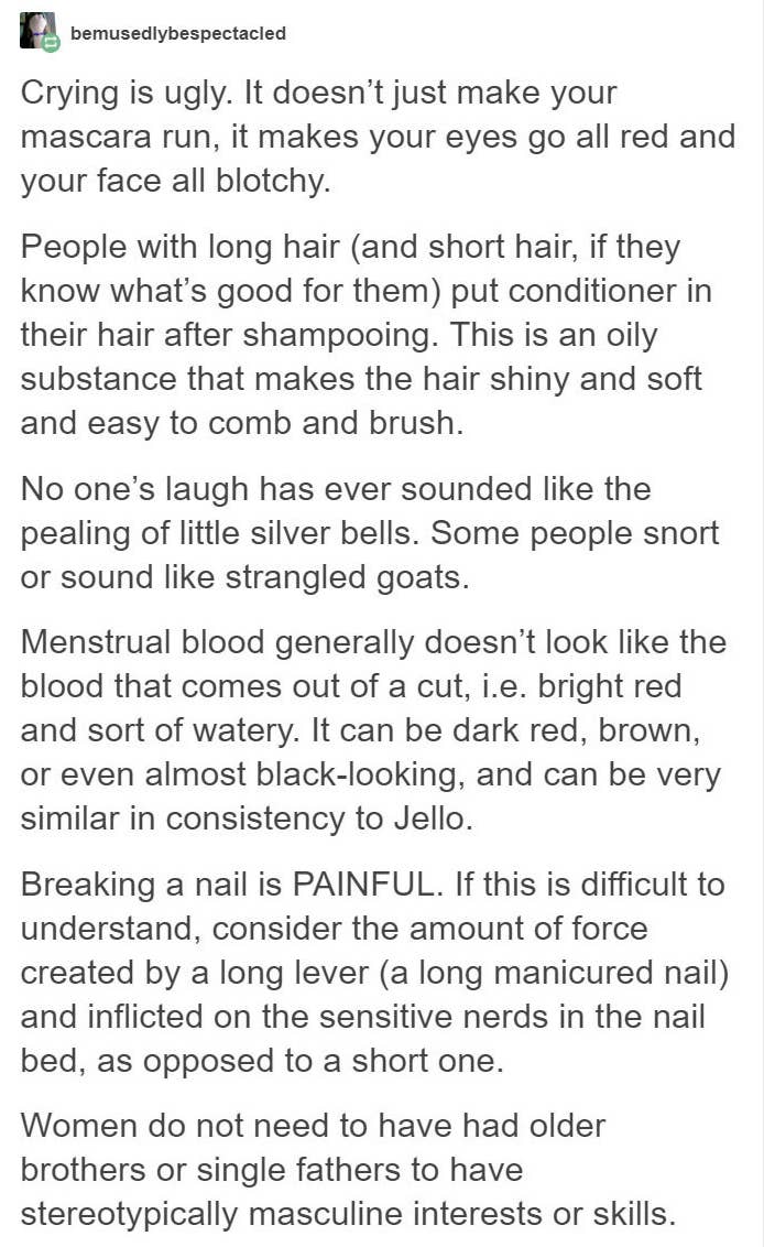 Mistakes Male Writers Make When Writing Female Characters From