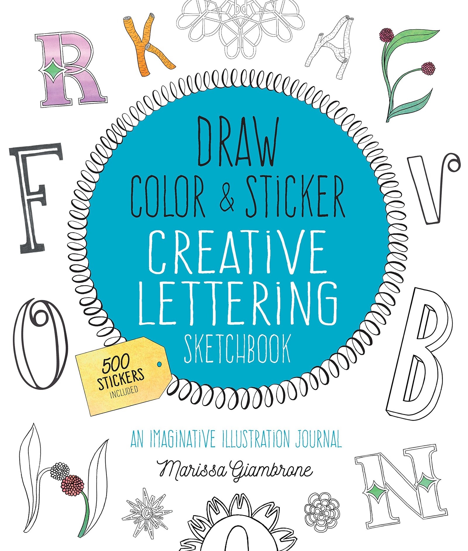 This journal has coloring pages, room for practicing your letters, and guides. You'll be an expert scribe in no time. It comes with two sets of alphabet stickers and some woodland-themed stickers for added flair.Promising review: "This book is one of the most fun 'adult coloring books' I've ever purchased! At first I felt it was almost too beautiful to write in but once I started exploring the script styles I couldn't stop! The design is perfect with room to doodle and room to explore your own styles. The gorgeous stickers in the back are an added bonus! I cannot wait to purchase this for friends!" —AnniePrice: $4.37