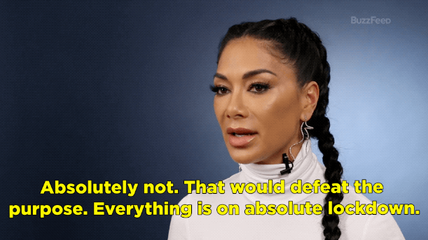 NS: Absolutely not. That would defeat the purpose. We have no contact with the contestants or their entourage. Everything is on absolute lockdown.