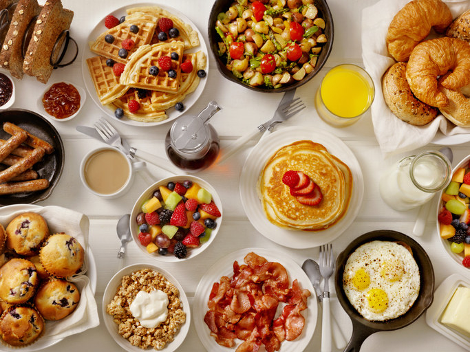 Going out to brunch is a racket. $17 for an omelette? Come on. You can make a feast at home for that same amount AND eat on the couch in your PJs.