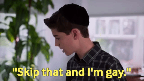 Cyrus Goodman's character officially came out as gay on the show last year but not all the characters knew.