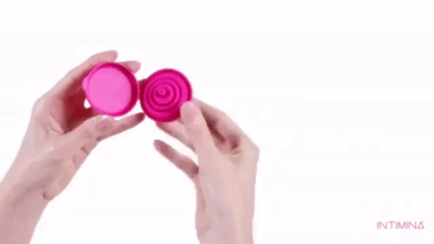 The Lily Cup Compact is made of medical grade silicone, can stay in for up to 12 hours, and is available in two sizes. Price: $25.46 (originally $29.95, already discounted so no code needed!)