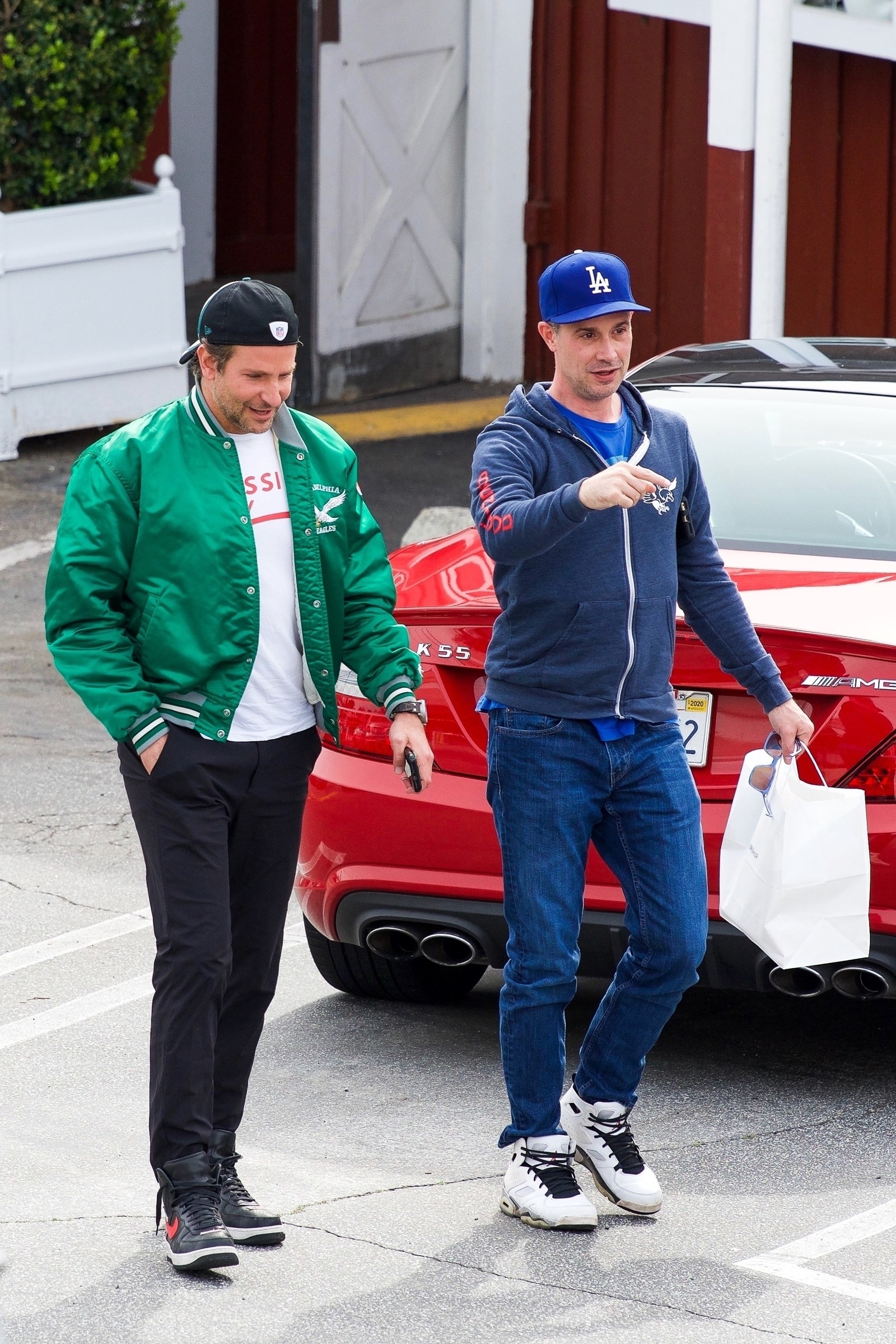 Bradley Cooper enjoys man date with Freddie Prinze Jr. while out for lunch  in Los Angeles