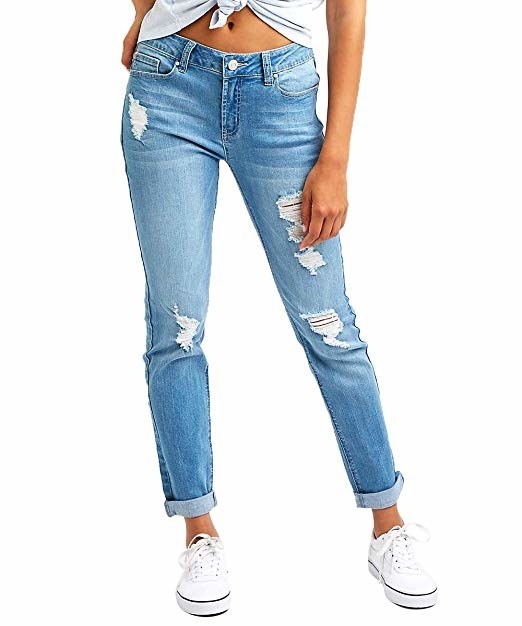 Womens Jeggings Relax Fit Jeans Style with Pockets High Waist 12-24