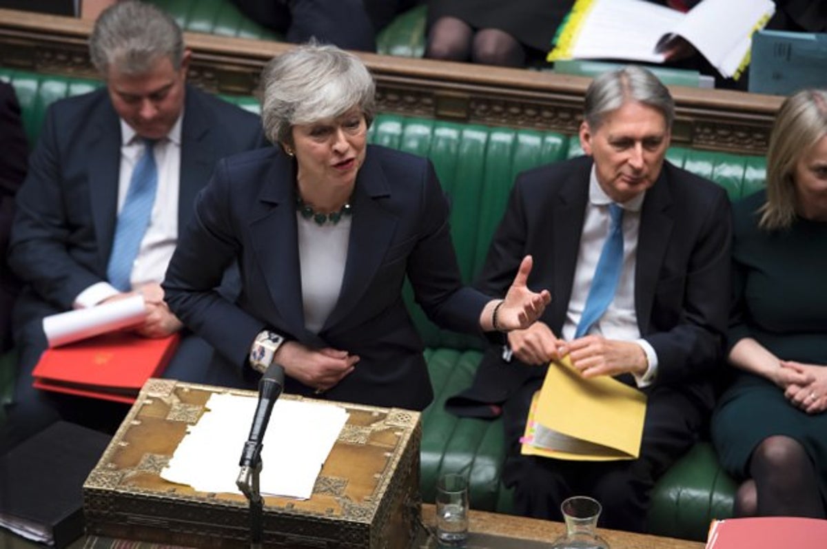 Theresa May Says Will Be After MPs Voted Reject No-Deal Under Any Circumstances