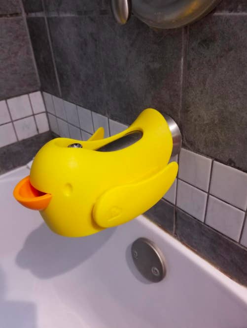 Scrub-A-Dubdub Baby Brush and Soap Dispenser in Yellow