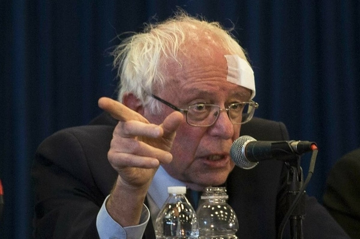 Bernie Sanders Cut His Head On A Shower Door And Had To Get Stitches
