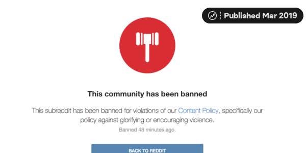 After The Proliferation Of The New Zealand Shooting Video Reddit Has Banned Two Channels Showing Human Death After The Proliferation Of The New Zealand Shooting Video Reddit Has Banned Two Channels Showing Human Death