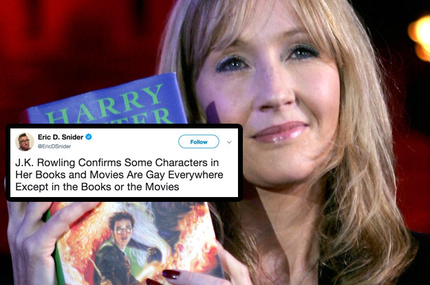 Here's Why JK Rowling Is Facing Backlash For Her Comments On Her  Characters' Sexuality