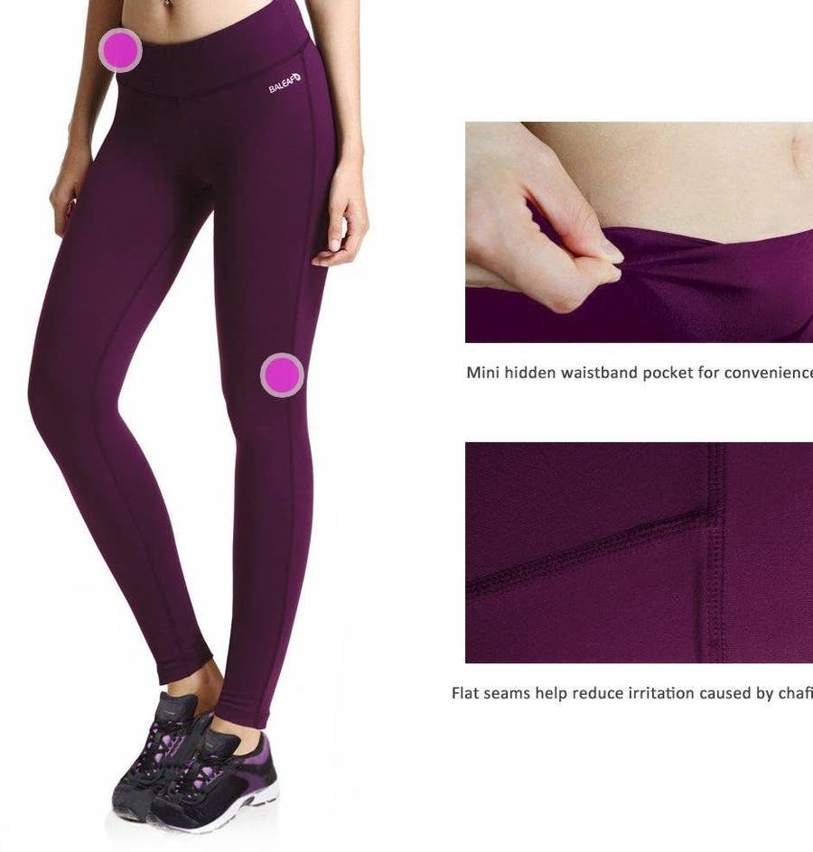 TSLA Tsla Womens Tummy Control Yoga Pants With High Waist And Running Yoga  Leggings With Convenient Pockets For Workouts, Capris Pock