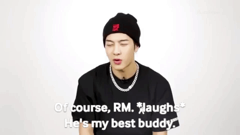 I know he's just messing, but still. I'm delicate. Anyways: Drop. The. Collab. RM x JW, let's go.