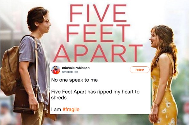 Five Feet Apart Reaction Tweets That Show Just How Sad This