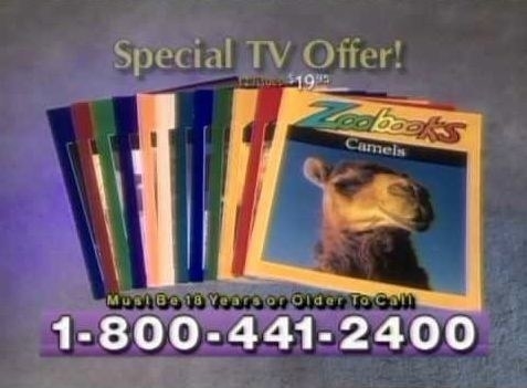 A screenshot of Zoobooks commercial 