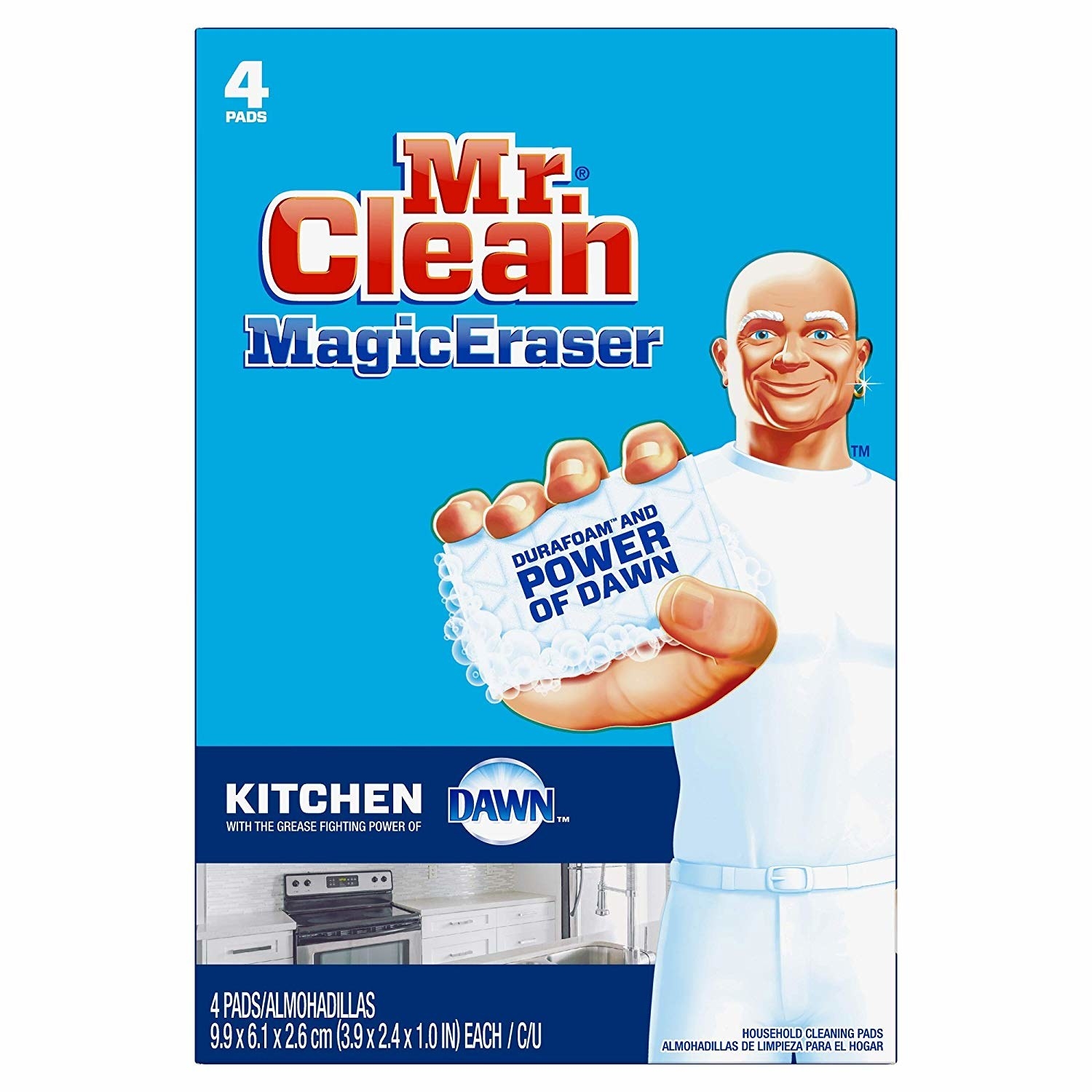 A box of Mr. Clean Magic Erasers