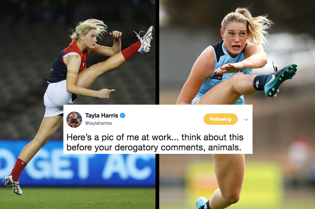 People Are Mad After A Photo Of A Woman Footy Player Was Deleted Because Of Comments From Trolls