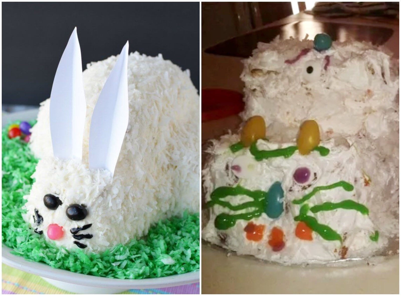 Bunny cakes aren't just for Easter! 🐰 . . . #qscakeskw #cakedecorating  #buttercream #buttercreamcake #birthdaycake #rosettes #kweats… | Instagram