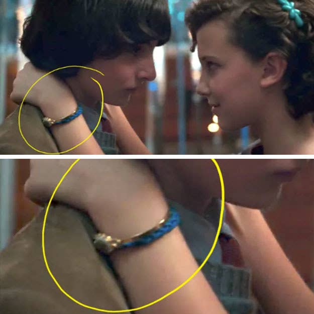 Eleven S Still Wearing That Hair Tie In Stranger Things 3 And It