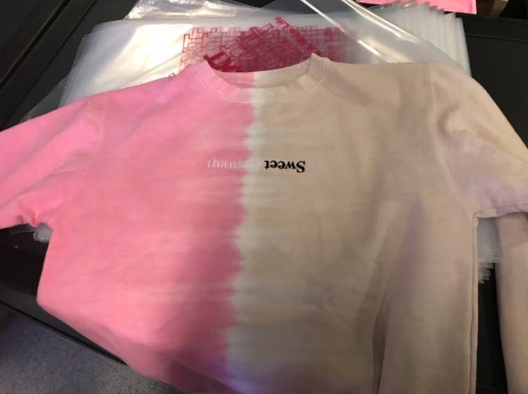 Sweetener tour split 2025 crewneck