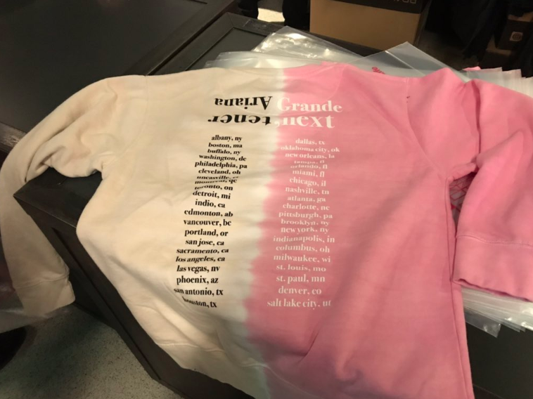 Ariana grande hot sale tour sweatshirt