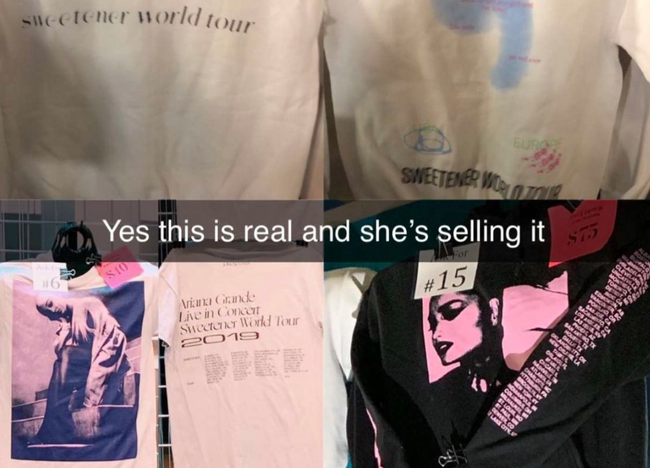 Ariana Grande S Questionable Stain Tour Merch Is So Bad It S Actually Iconic