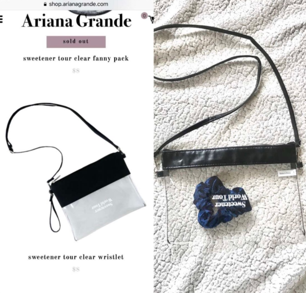 Ariana Grande Tour Merch: Clear Bags And Vintage T-Shirts Divide Fans -  Capital