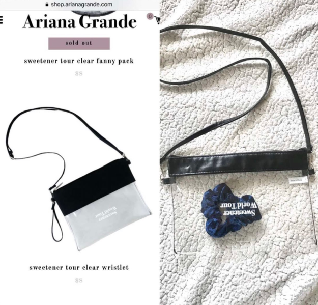 NEW Ariana Grande Sweetener Tour Wristlet