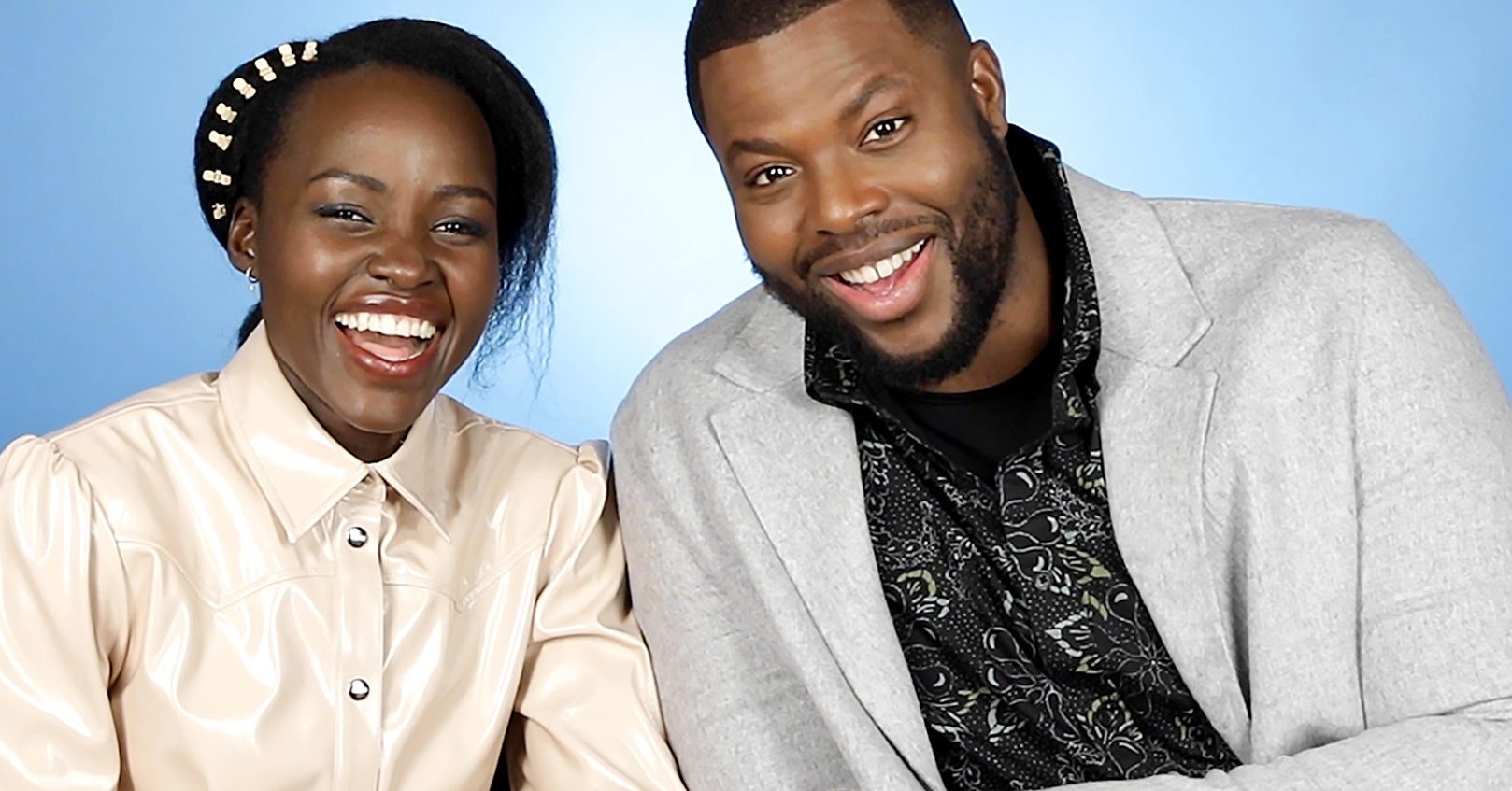 Lupita Nyong'o And Winston Duke Play HorrorThemed "Would You Rather"