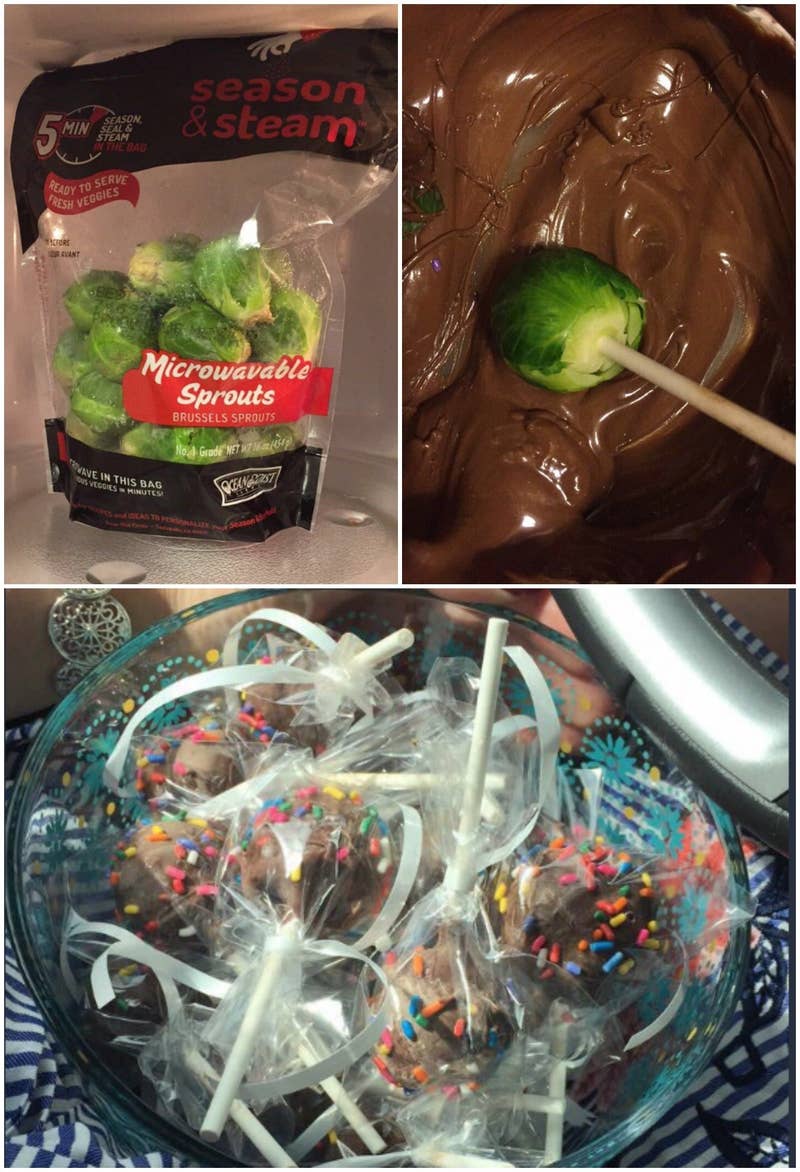 Pick up a couple cake pops at Starbucks (or wherever else) so you can quickly swap out your kid&#x27;s prank cake pop for a real one!
