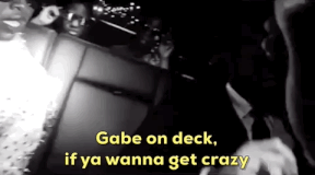 "Gabe on deck, if ya wanna get crazy/Robin Hood gave me those bars/You know my flow ain't lazy/Watch yourself with that nonsense/Us is killer no contest/ Wilsons make you quiver and you know we got them scissors."