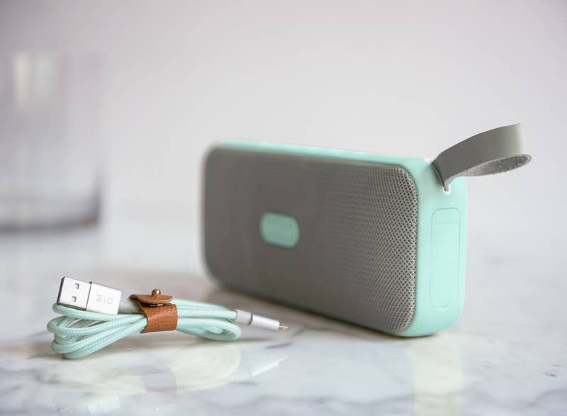 Promising review: "Really good sound quality — better than I expected (and louder). Initially, I gravitated towards these because of the design. I'm a huge fan of the lighter tones whereas most other Bluetooth speakers are black. However, I was really surprised by the range and clarity. Great for keeping in your living room! Easily portable as well. It was also incredibly easy to connect to — took me less than 5 seconds to get it working from my phone." —techie94Price: (available in three colors)