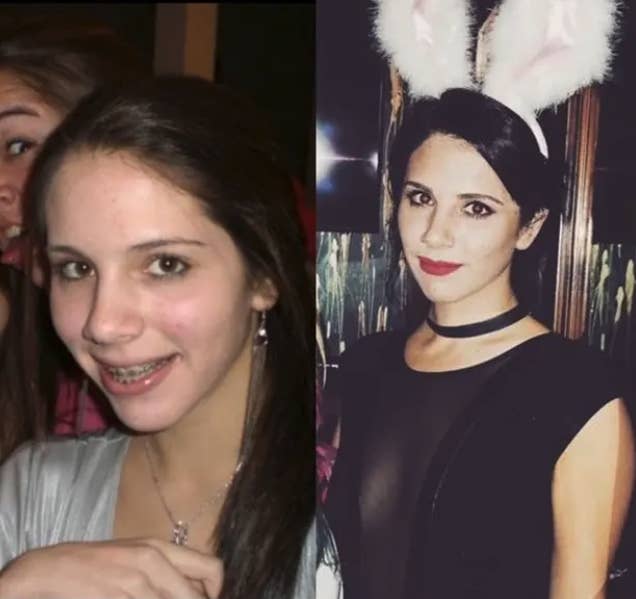 The first pic was from 2007 and the second was from 2017. This glow-up was worth the wait.—rachele428b9cbd5