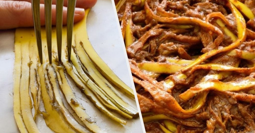 This Vegan Recipe Calls For Eating Banana Peels As "Pulled Pork"