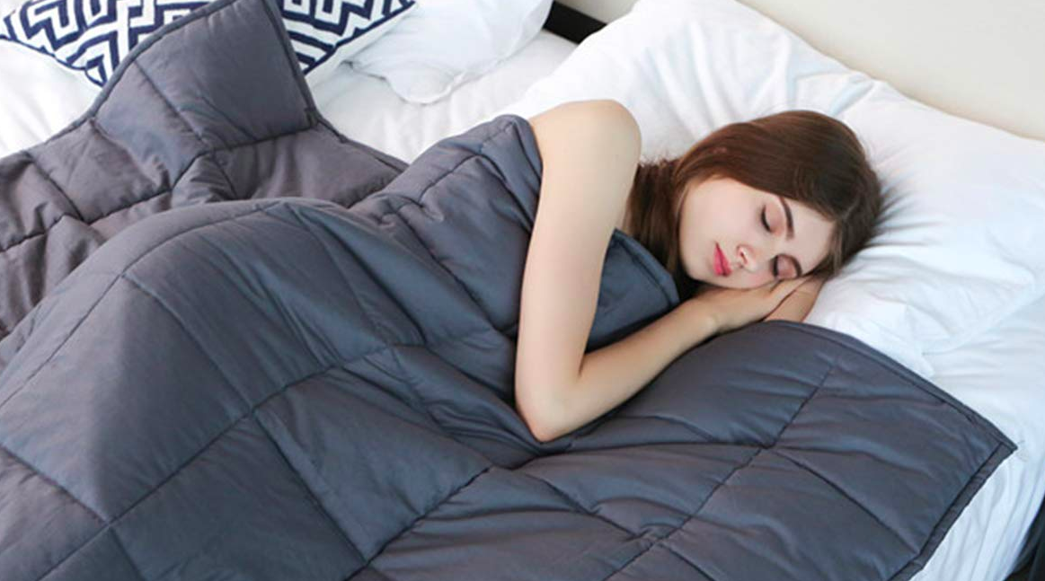 Promising review: "This blanket is fantastic quality. It's great for a calm, relaxing nap! I would recommend it." —Erin C. McraeGet it from Amazon for $85.90 (available in eight colors and sizes).