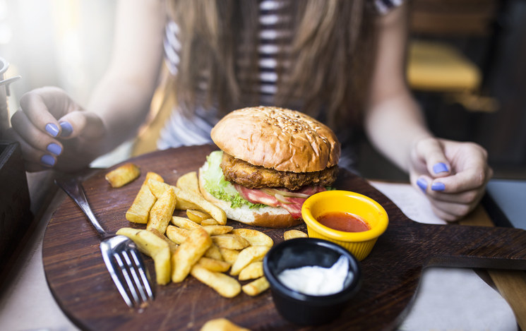 If you&#x27;re the type of person who hovers their fork over their plates during the entire meal, you&#x27;re setting yourself up for a hurried meal. Put your fork down between bites and let yourself relax into every bite.