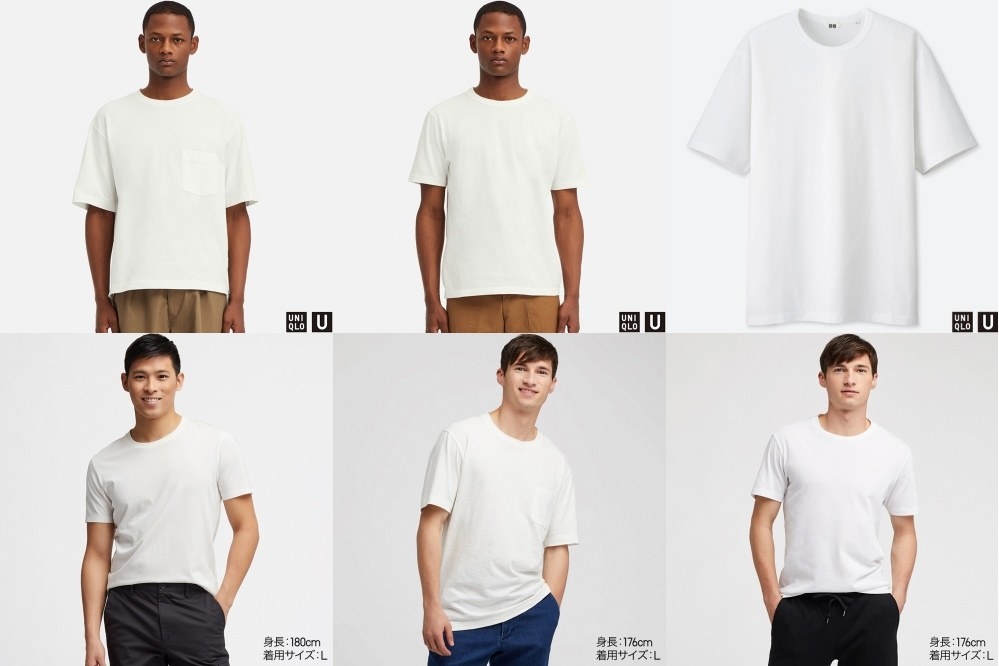 ユニクロのTシャツ、6種類着比べたら全然違ったわwww