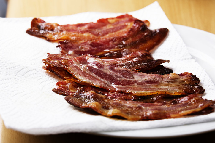 TRY IT: Bacon Express Crispy Bacon Grill  Would you make more bacon if you  didn't have to deal with A.) The grease B.) The steam stinking up the  house C.) Both