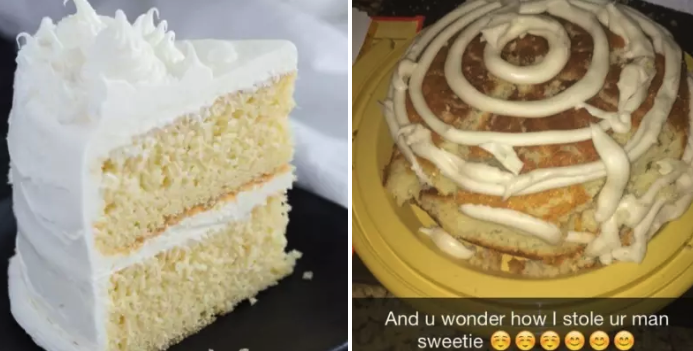 "I tried to make this cake from a recipe I had never done before. It was the worst thing I ever made. The frosting was also too thick, so I couldn't spread it on the crumbled cake. I cried after I frosted it, but now when I see the cake I can't help but laugh."—nice124