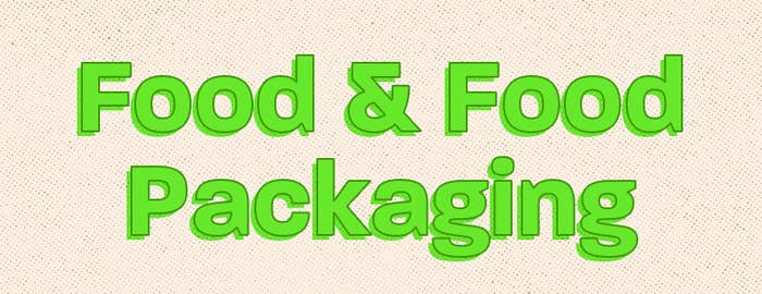 Food and Food Packaging section header