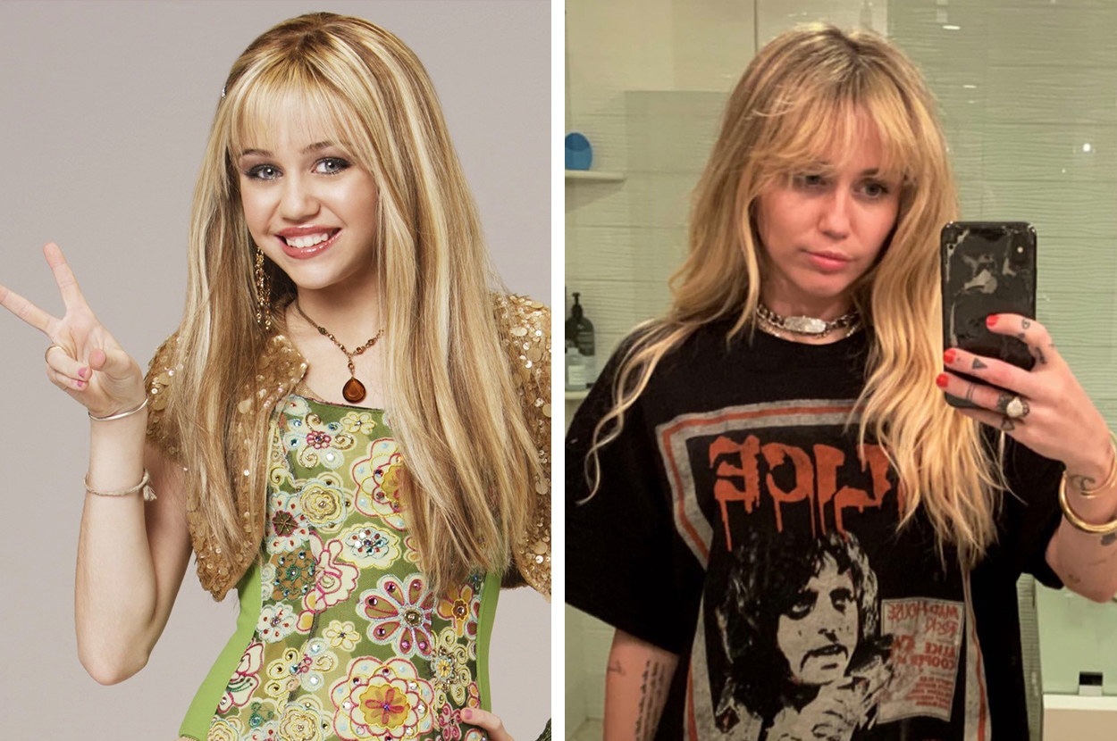 Miley Cyrus Cut Her Hair Exactly Like Hannah Montana s Wig And