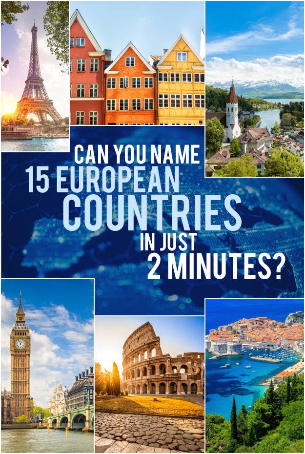 European Countries: How Many You Name?