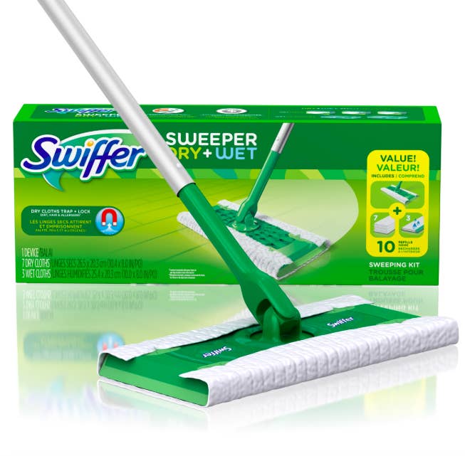 Buy Swiffer Sweeper Dry Wet Starter Kit Online India