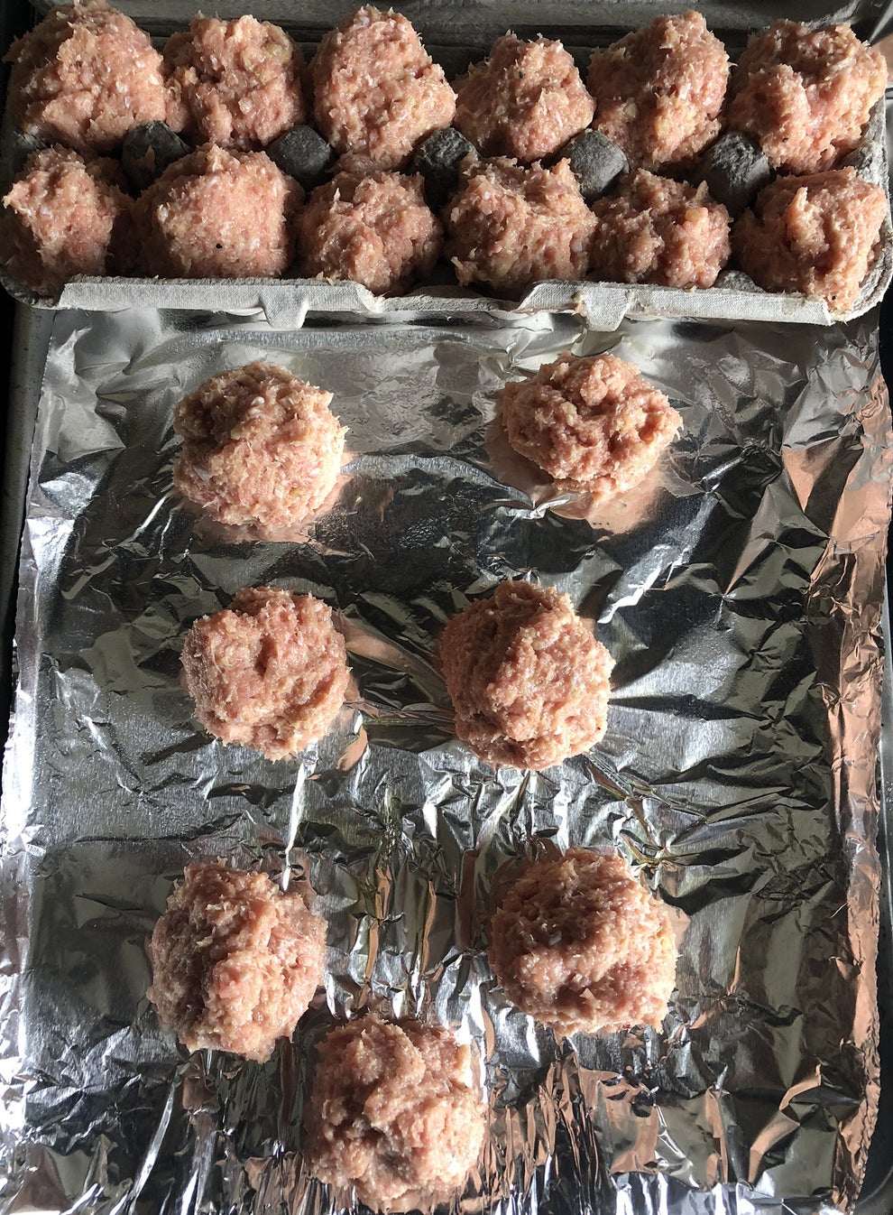 Alton Brown Has A Meatball Hack Involving An Egg Carton, So I Tried It